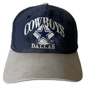 1990s Vintage AJD Mens Dallas Cowboys Snapback Baseball Hat Cap Team NFL OSFA